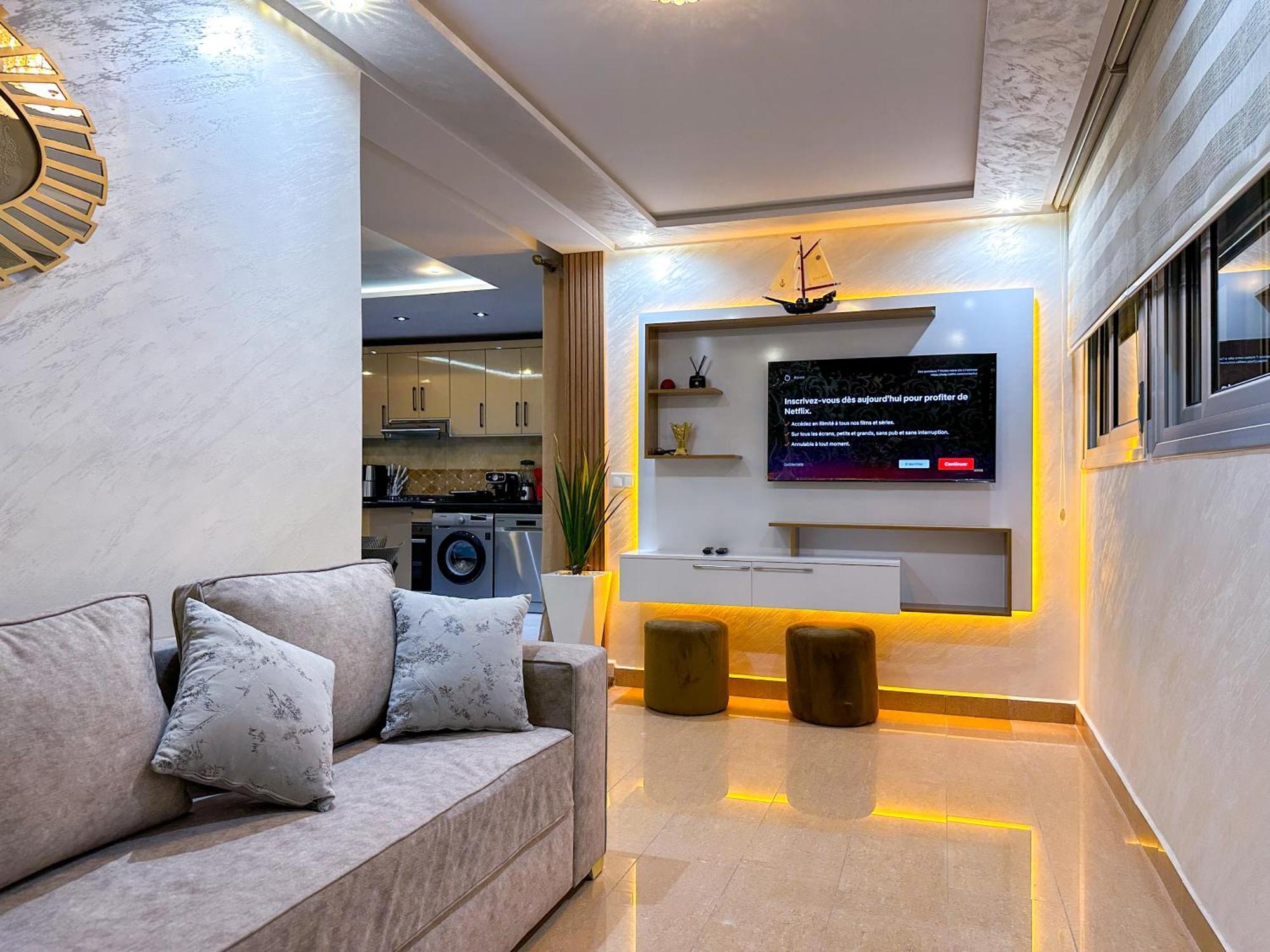 Elite Holiday Home - Luxury & Centric Flat แทนเจียร์ ภายนอก รูปภาพ
