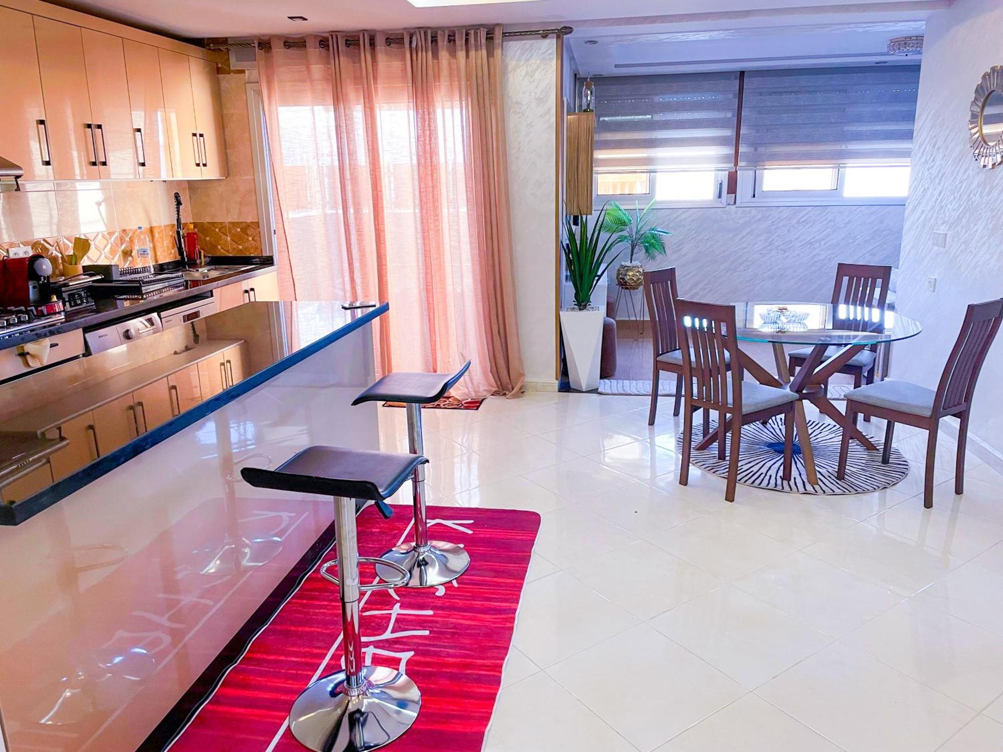 Elite Holiday Home - Luxury & Centric Flat แทนเจียร์ ภายนอก รูปภาพ
