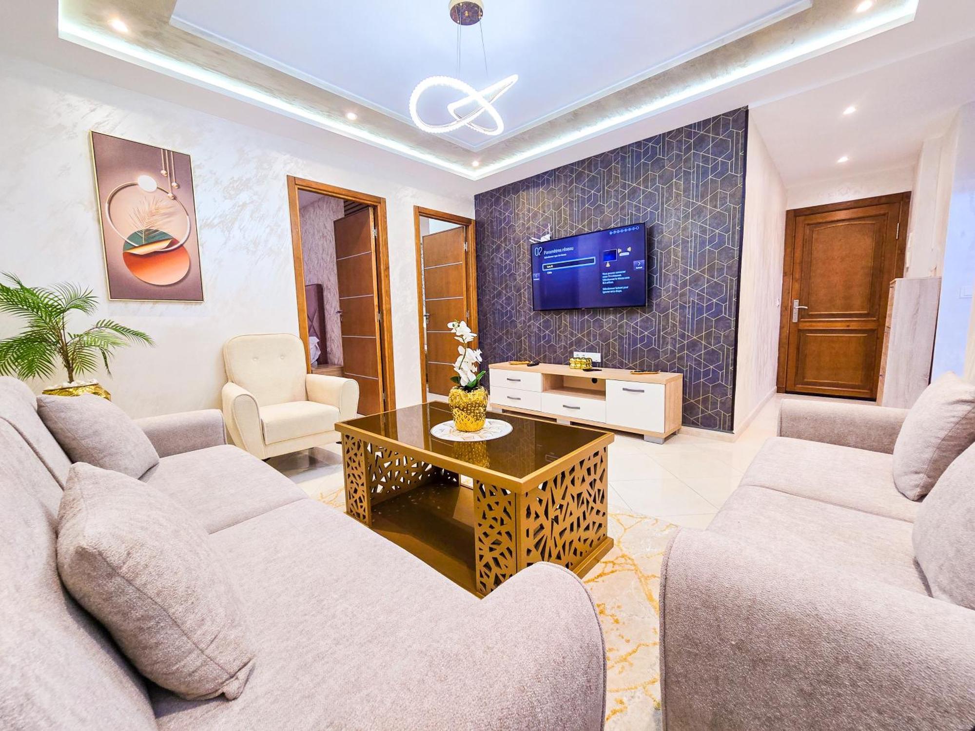 Elite Holiday Home - Luxury & Centric Flat แทนเจียร์ ภายนอก รูปภาพ