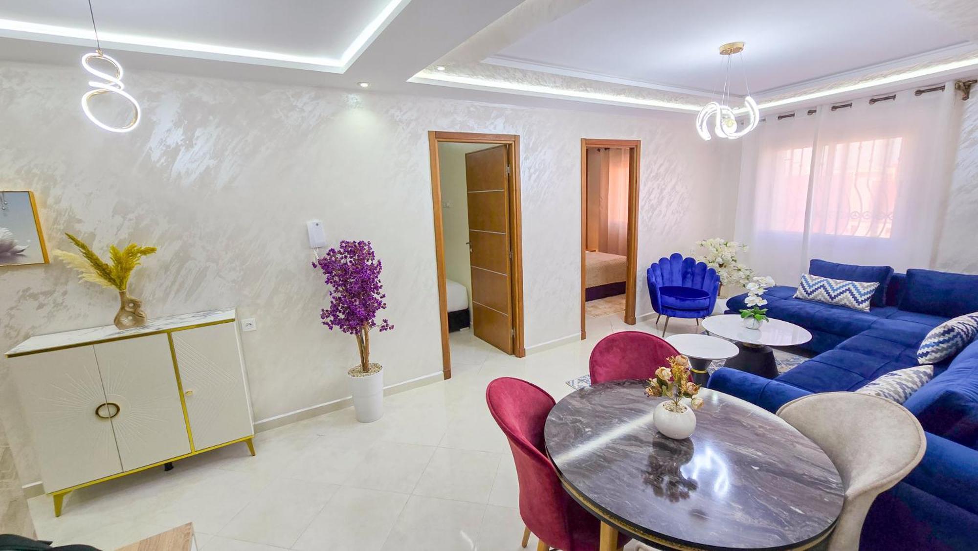 Elite Holiday Home - Luxury & Centric Flat แทนเจียร์ ห้อง รูปภาพ