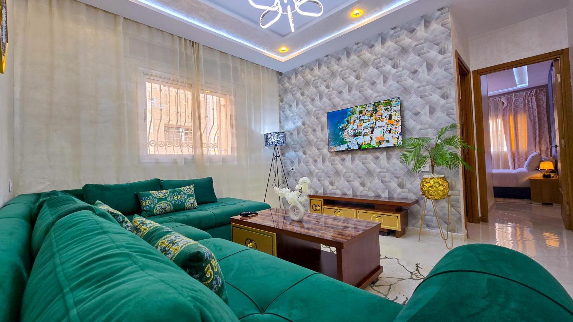 Elite Holiday Home - Luxury & Centric Flat แทนเจียร์ ภายนอก รูปภาพ
